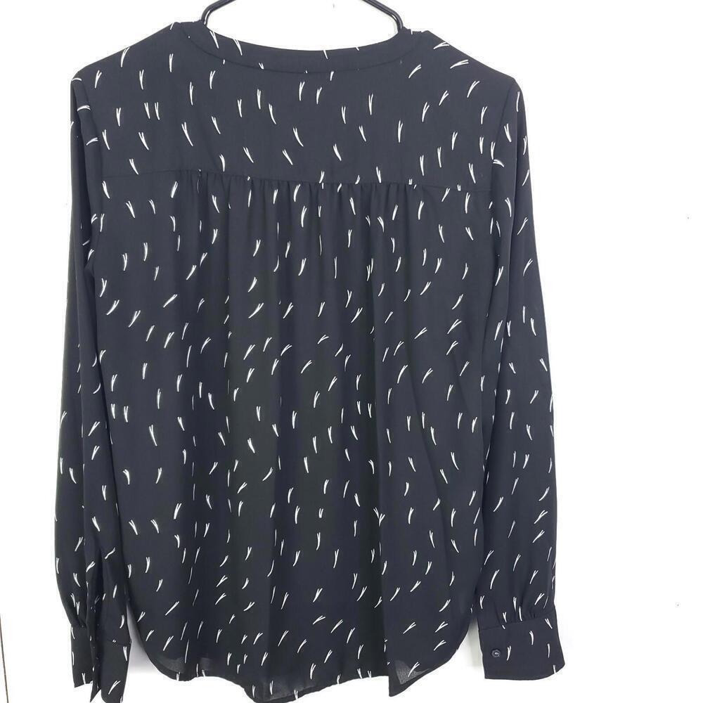 Loft Top Womens XS Popover Long Sleeve Office Corpcore Career Lightweight - Picture 8 of 8